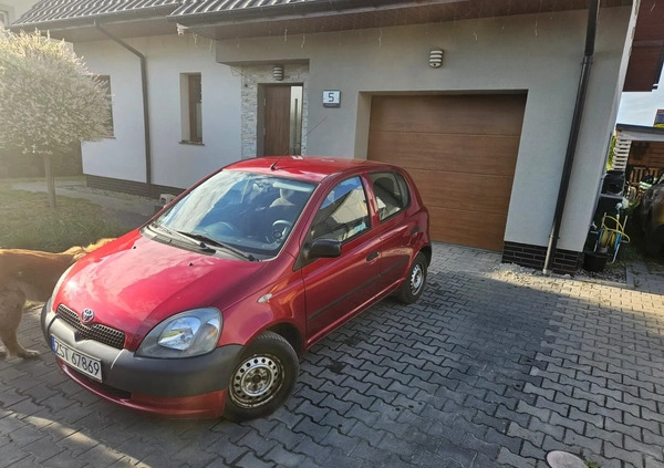 Toyota Yaris cena 7999 przebieg: 129000, rok produkcji 2002 z Korfantów małe 37